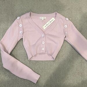 Joan Crop Cardigan For Love and Lemons